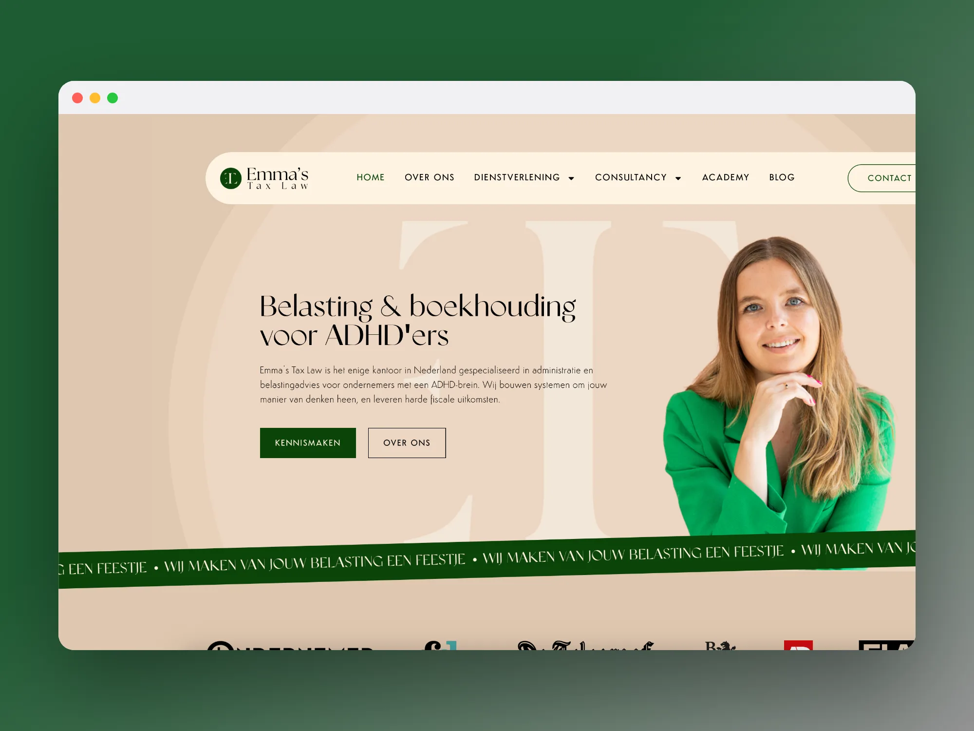 Emma's Tax Law — Website — belastingadvies